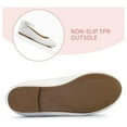 thumbnail image 7 of Bocca Girl's White Pu Ballet Flat Ankle Strap Ballerina Flat Shoes Size 3, 7 of 7