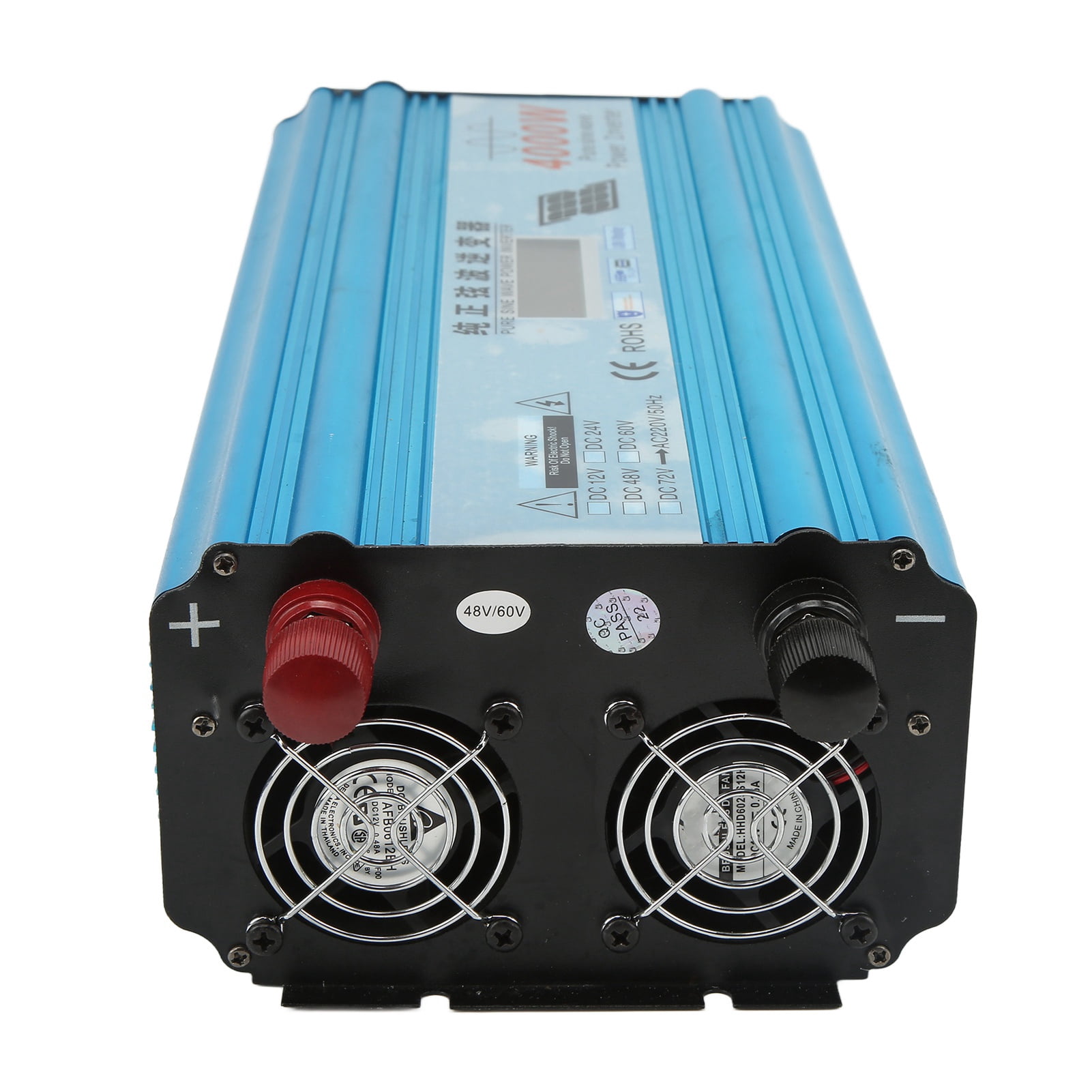 4000 Watt Pure Sine Wave Power Inverter DC60V 72V to AC220V Inverter for Home Appliances Vehicles Industry