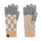 thumbnail image 1 of Guantes de invierno para hombre y mujer con pantalla táctil, guantes de punto cálidos para mensajes de texto, 1 of 5