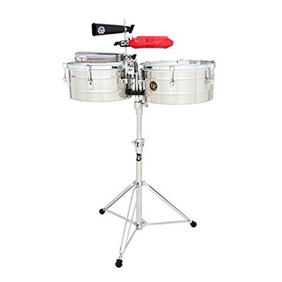 Latin Percussion LP256-S 13 - 14 Steel Timbales