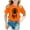Orange, variant on Lisbinx Children T Shirts for Girls Simple Graphic Tops Round Neck Short Sleeve Tee Tops for Teen Girls