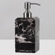 thumbnail image 1 of Juego de baño de lujo de mármol Silver Dragon: elegancia en blanco y negro con brillo suave, fácil limpieza, accesorios de baño, accesorios de baño, 1 of 7