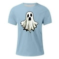 thumbnail image 4 of Blusas y camisas de manga corta y cuello redondo para hombre. Blusas/camisetas de manga corta con cuello redondo y estampado de Halloween para hombre. Blusa para hombre., 4 of 4