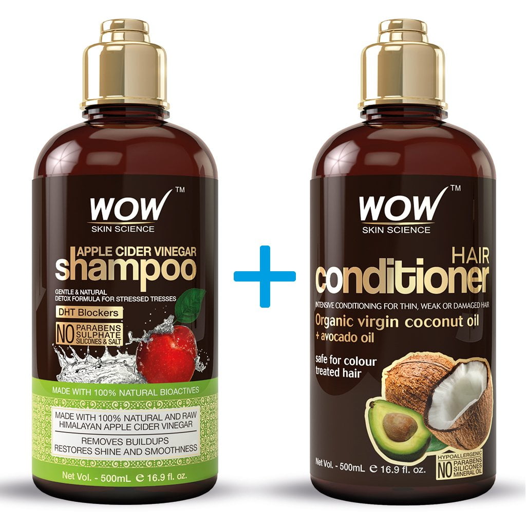 Wow Apple Cider Vinegar Shampoo Hair Conditioner Set 2 X 16 9