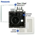 thumbnail image 6 of Panasonic FV-0511VQCL1 WhisperSense Ventilation Fan/Light, Motion/Humidity Sensors, Speed Selector, 6 of 7