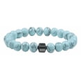 thumbnail image 4 of Pulsera Con Hematita Y Piedras Naturales Energia Proteccion Xtellar Color Turquesa Largo 19 Cm, 4 of 4