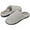 Gray, variant on LAVRA Unisex Memory Foam Slippers Men/Women Corduroy Faux Fur Lined House Shoes