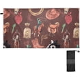 thumbnail image 2 of Coolnut Wild West Beach Towel Quick Dry Absorbent Bath Towels Sandproof Lightweight Towel for Gym Yoga Sports Swimming- 30x60in Washcloth Gift, 2 of 7