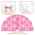 thumbnail image 4 of Picia Breast Cancer Awareness (3) Print Christmas Tree Skirt , Christmas Tree Skirt Ornaments for Merry Christmas Holiday Party Decorations Indoor Outdoor-48", 4 of 7