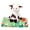 Dairy Cow, variant on Rollee Pollee Farm Friends Kids Silk Touch Throw Blanket with Plush Pig Hugger