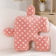 thumbnail image 2 of Irregular Puzzle Cushions, Polka Dot , Plush  That Can Be Used for Games, Sofa Bed Decorations Gray, 2 of 8