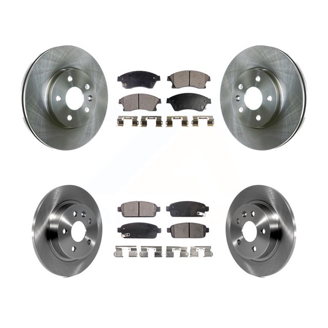 Transit Auto Front Rear Disc Brake Rotors and Ceramic Pads Kit for Car Chevrolet Cruze Sonic Limited K8T-100868