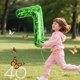 thumbnail image 4 of Globo Yeodong verde número 2 píxeles de 40 pulgadas para cumpleaños, 4 of 7