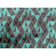thumbnail image 5 of oneOone Cotton Cambric Fabric Triangle Geometric Print Fabric BTY 56 Inch Wide, 5 of 5