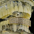 thumbnail image 6 of 14k Gold Plated Best Grillz Four Row Bling Teeth 4 Rows Bottom Hip Hop Grills, 6 of 6