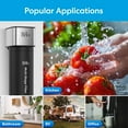 thumbnail image 3 of 11" Under Sink Water Filter System for Kitchen & Bathroom Faucet | 3-Stage Single Housing 0.5 Micron Filters PFAS, Chlorine, Lead, Mercury+ | 10,000 Gallons or 2 Years | NSF 42 & 372 Certified, 3 of 8