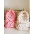 thumbnail image 6 of Women's 3 Piece Bow Backpack, Kawaii Bow Ribbon Backpack, Nice Nylon Backpack, 6 of 7
