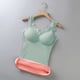 thumbnail image 3 of Qarigey Chaleco térmico, lencería térmica, ropa de invierno, forma del cuerpo, lavable, mantiene el calor, accesorios para mujer, ropa Prendas para la parte del cuerpo Verde, 3 of 6