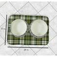 thumbnail image 3 of Simply Daisy Plaid Pet Feeding Mat for Dogs and Cats, 3 of 3
