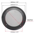 thumbnail image 2 of Unique Bargains 2 pcs 6.5' Speaker Grill Mesh Decorative Circle Woofer Guard Protector Cover Audio Accessories, 2 of 4