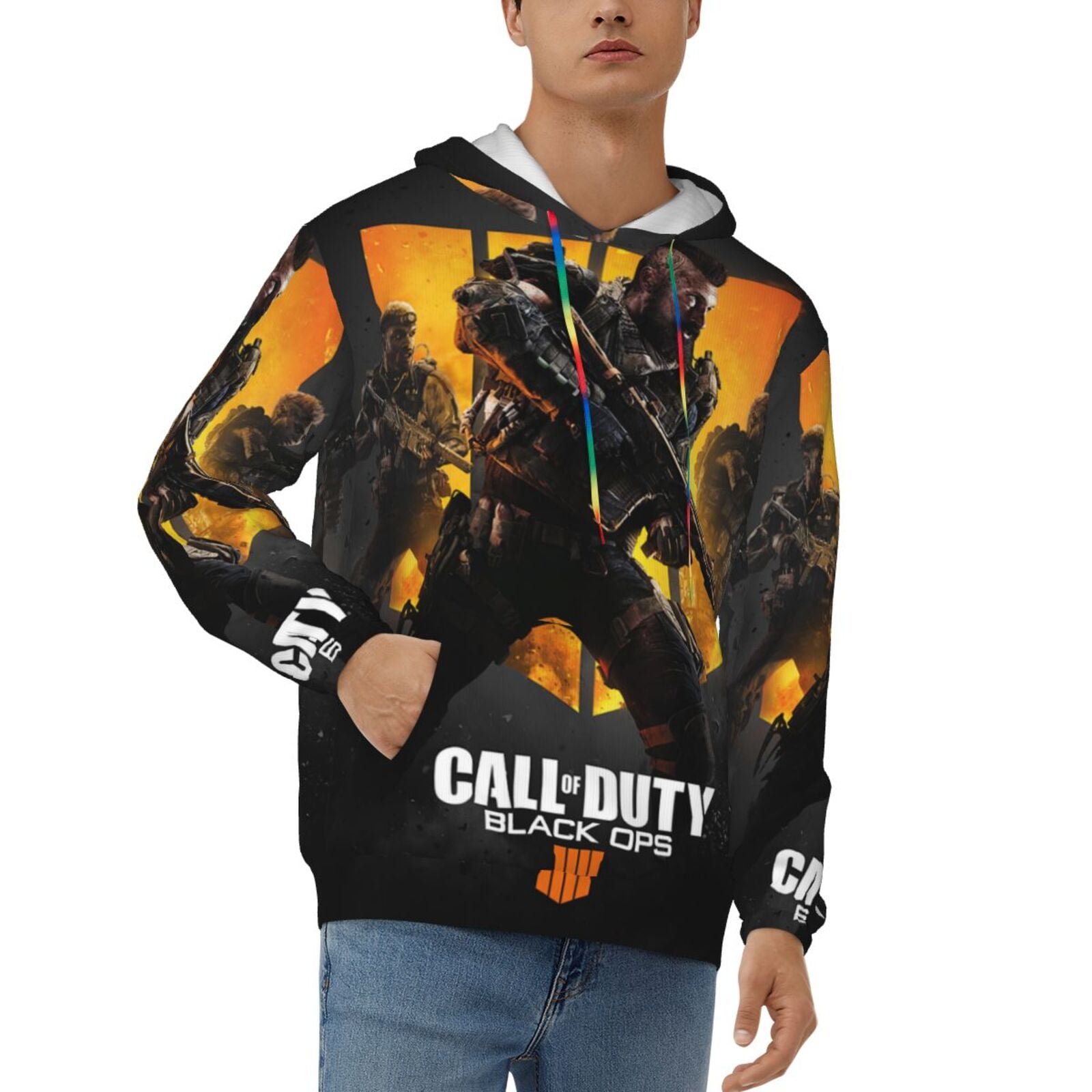 Call of Duty Black Ops Adult Hoodie Sweater Jacket Hooded