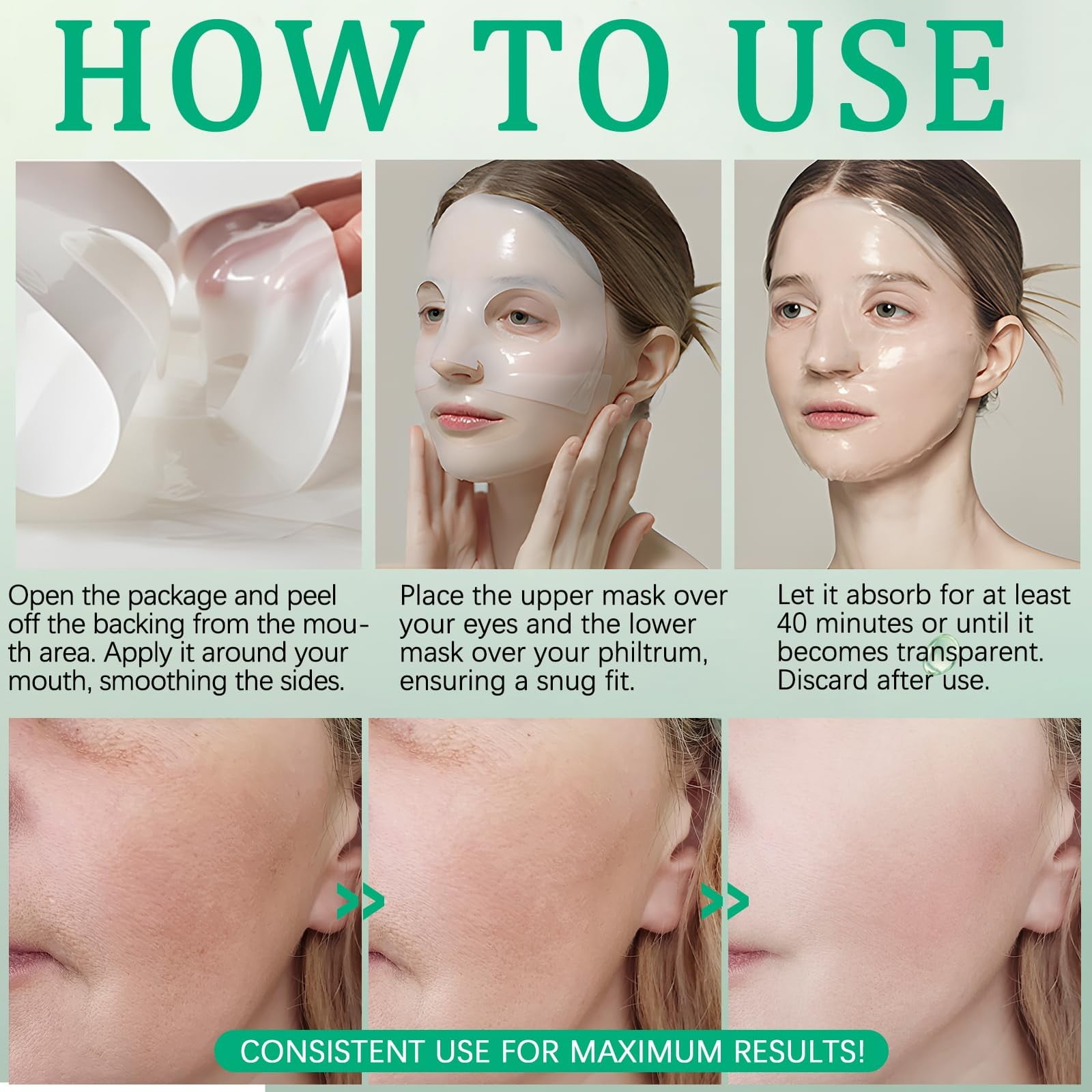 ファンデーション Wrinkle Fade Wrinkle Care Overnight Mask FSTDelivery Wrinkle Firming And Delicate Skin Facial Mask
