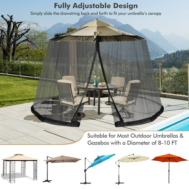 12 foot 2025 umbrella mosquito net