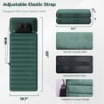 thumbnail image 4 of Full Body Massage Mat with Heat, 10 Vibration Motors & 2 Heating Pads, Massage Pad for Neck, Back, Waist & Legs, 4 of 9