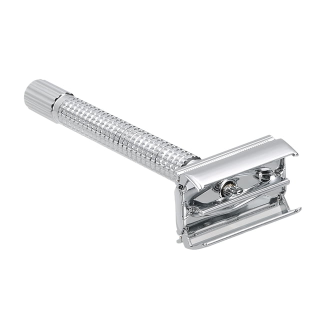 Sécurité Double Tranchant en Acier Inoxydable avec 20 Lames en Acier Inoxydable Ensemble de Rasage Traditionnel pour Hommes