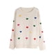 thumbnail image 4 of HongQid Womens Pullover Sweaters Long Sleeve Crewneck Casual Loose Knit Jumper Tops, 4 of 5