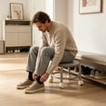 thumbnail image 6 of Beforeyayn Swivel Wheel Low Stool,PFinalic caster stool for indoor use great for elderly users who want easy-to-move seating in the kitchen, 6 of 6