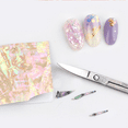 thumbnail image 4 of Nail Foil Broken Glass Paper Nail Film Holographic Nail Stickers Laser Nail Decals DIY Nail Art Decoration for Women Girls, 4 of 5