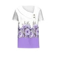 thumbnail image 4 of Birdeem Chemise Imprimée pour Femmes Printemps/été Manches Courtes T-Shirt Décontracté à Boutons, 4 of 12