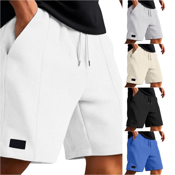 Knit Casual Shorts Breathable Summer Shorts with Pockets Comfortable Elastic Waistband for Outdoor Indoor Wear Mesh Mens Shorts Mens Mens All Clothes Workout Shorts Pack Glitter Foam Short Shorts for