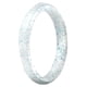 thumbnail image 3 of El banquete de boda con forma de caucho de silicona con brillo de 10 piezas nos suena a tamao 9 Sunnimix Banda del anillo del dedo del silicón, 3 of 8