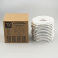 thumbnail image 1 of 12-Pack Advanced Pet Fountain Filters, Round (12.5cm Diameter), Compatible with 3L Flower Water Pet Pountain, Featuring Triple Filtration: Cotton Layer, PP Shell, Activated Carbon & Ion Exchange, 1 of 7