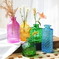 thumbnail image 4 of Jarrones de cristal KOIUEYW, 24 unidades, vintage, para flores, 4 of 7