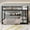 BlackT, variant on Twin Over Twin Bunk Bed, Metal Bunk Bed Frame with Built-In Ladder & Full Length Guardrail, Can be Convertible 2 Beds for Teens Adults, No Box Spring Needed, Black