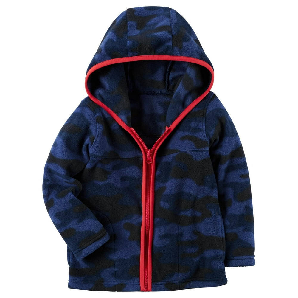 Carter's Carter's Baby Boys' FullZip Hooded Fleece Jacket, 6 Months