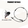thumbnail image 3 of 2 Pcs 47900-4CL4A ABS Wheel Speed Sensor Rear Right Left for Nissan Rogue 2015-2017 L4 2.5L, 3 of 7