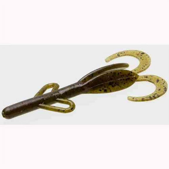 Zoom Baby Brush Hog 4'' Green Pumpkin Purple 12pk