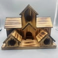 thumbnail image 5 of Birds Houses for Outside,4 Hole Birds House Room,Provide Shelter for Birds from Wind and Rain,Suitable for Decoration in Gardens and Courtyards, 5 of 6