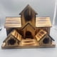 thumbnail image 5 of Wooden Hummingbird Birdhouse Solid Wood Birdhouse Ornament Rustic Outdoor Birdhouse Cottage Style Gardening Hanging Feeder, 5 of 9