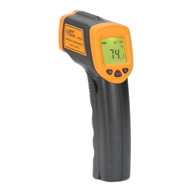 Guns de Temperatura Digital, Termómetro Infrarro Portátil Pequeño Fácil de Agarrar Mediciónico Precisa Material ABS para El Hogar Para El Laboratorio