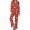 Style-7, variant on Top-kevin Red Bows Holly Pine Women's Long-Sleeve Shirt And Full-Length Bottom Pajama Set