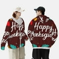 thumbnail image 4 of Gaeub Happy Thanksgiving Men's and Women's UPF 50+ Long-Sleeved Sun Protection Clothing, Fishing Shirt Long Sleeve Zip-3X-Large, 4 of 7
