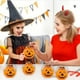 thumbnail image 5 of Set de ollas de caramelo de Halloween | Mini tarros de plástico para golosinas para decoración de Halloween | Pack de 6 colores variados | Pequeños recipientes reutilizables para snacks | 2,36 x, 5 of 6