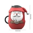 thumbnail image 3 of Santa Claus Bluetooth Speaker - Portable Mini Speaker with FM Radio, TF Card Support, 3W Stereo Sound, LED Lights for Indoor Outdoor Use Red, 3 of 9