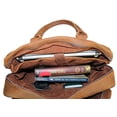 thumbnail image 3 of Vagarant Traveler 16" Full Grain Leather Cowhide Travel Tote LB07.VB, 3 of 3