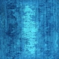 thumbnail image 1 of Ahgly Company Indoor Square Oriental Light Blue Industrial Area Rugs, 5' Square, 1 of 4